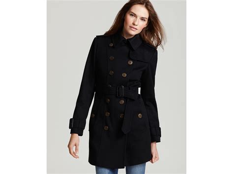 burberry women's double breasted peacoat full length|burberry double breasted.